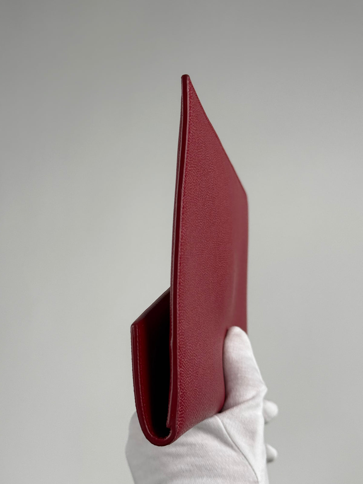 Pochette Yves Saint Laurent Grain de Poudre Uptown Rosso