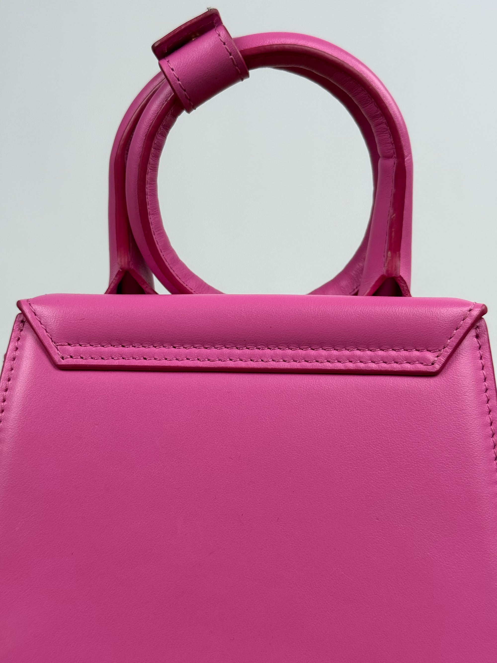 Borsa Jacquemus Le Chiquito Noeud Rosa