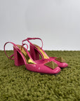 Sandali Valentino Garavani slingback onestud Rosa 39