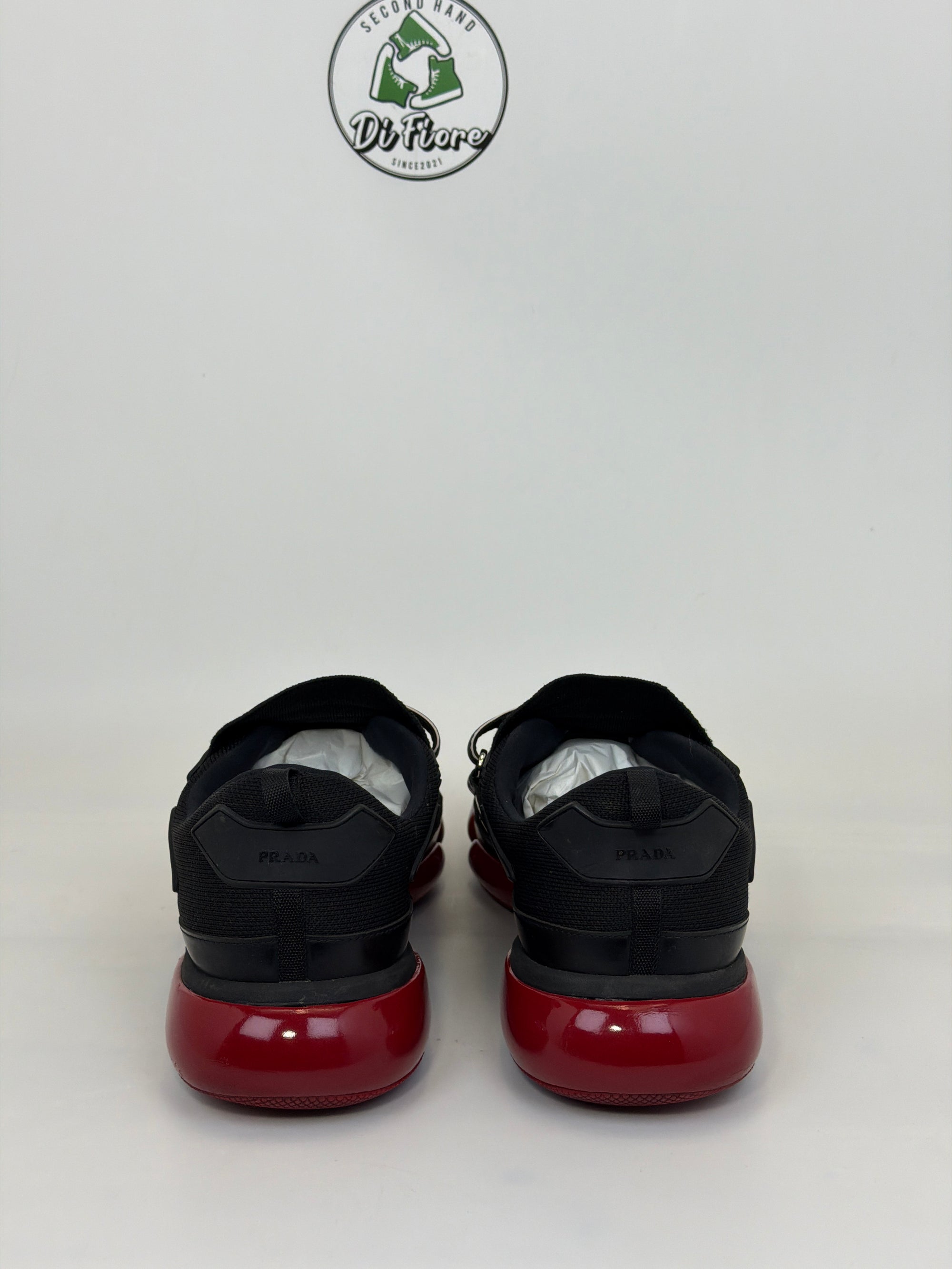 Prada cloudbust Size 9=43 nero e rosso