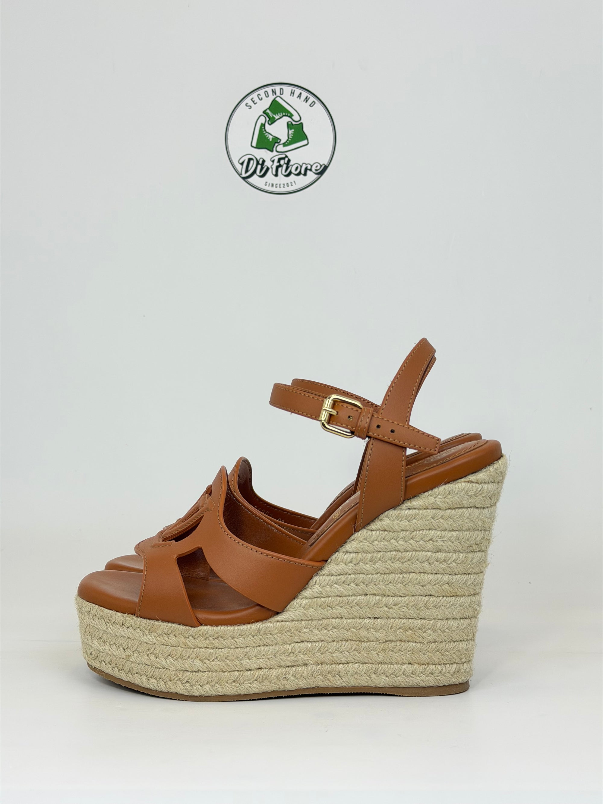 Tacco Louis Vuitton Size 38 marrone e beige