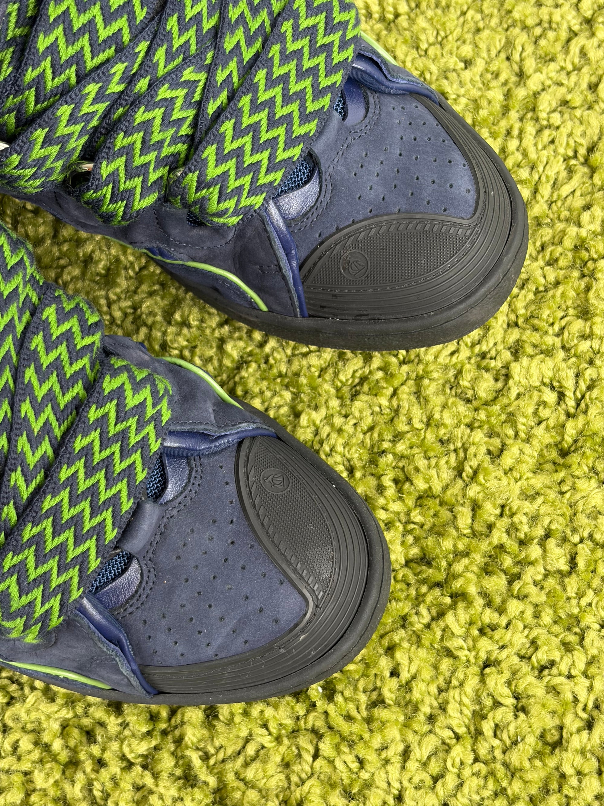 Lanvin Size 41 blu e verdi