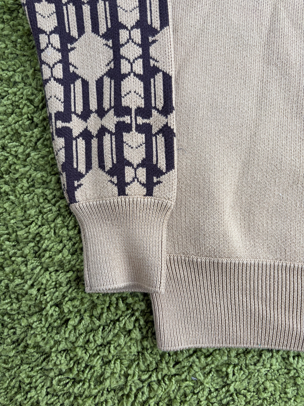Maglione Palm Angels in jacquard Beige M