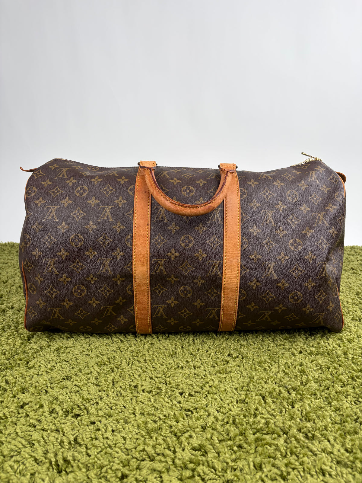 Borsone da viaggio Keepal Louis Vuitton Marrone