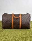 Borsone da viaggio Keepal Louis Vuitton Marrone