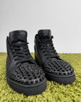Christian Louboutin Spikes in Pelle Nera 40