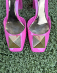 Sandali Valentino Garavani slingback onestud Rosa 39