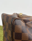 Beauty Case Louis Vuitton in tela Damier Marrone