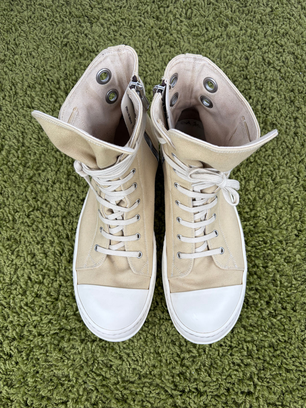Rick Owens Ramones DRKSHDW  Beige 46