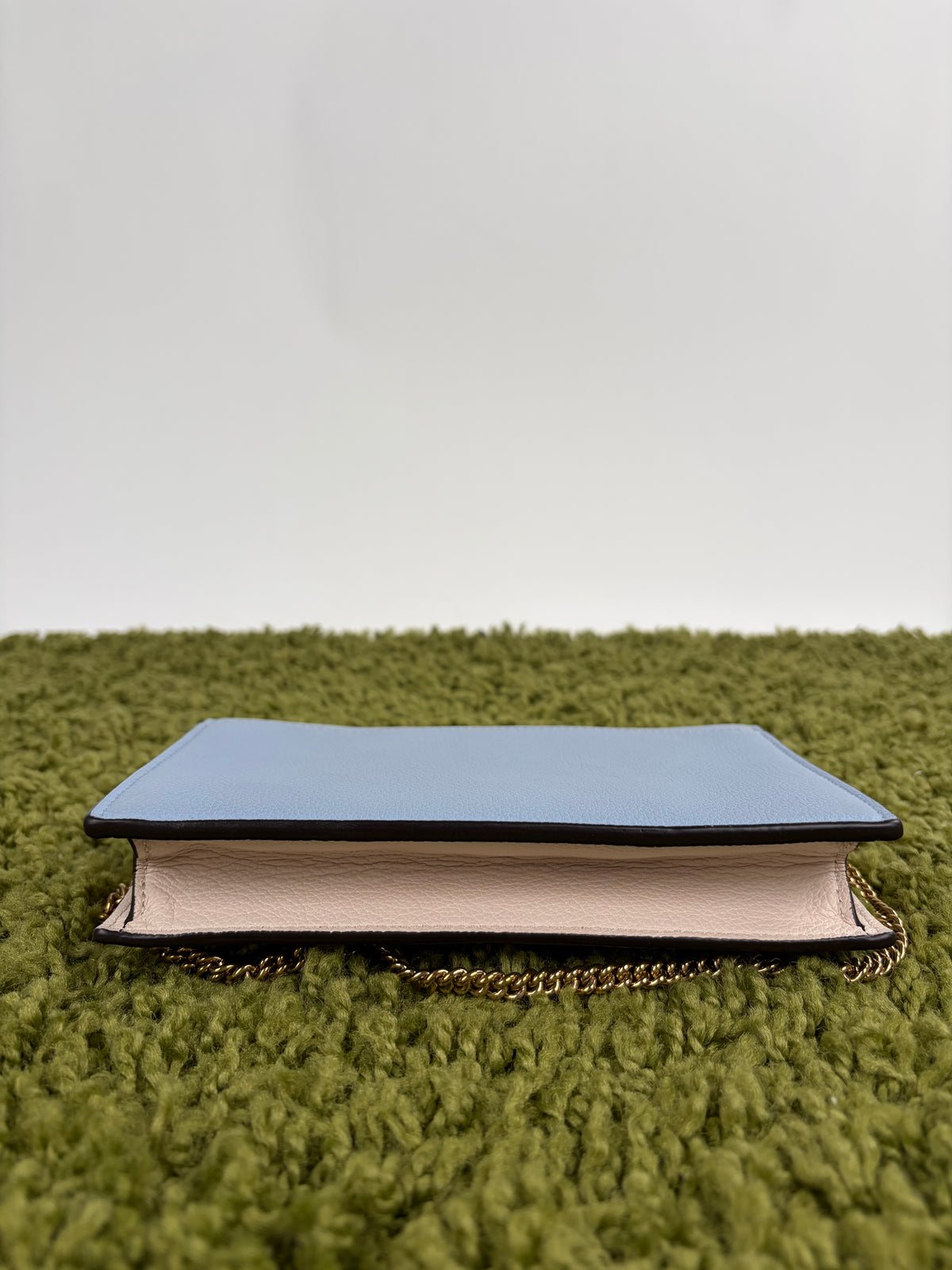 Pochette Louis Vuitton Mylockme Chain Azzurro