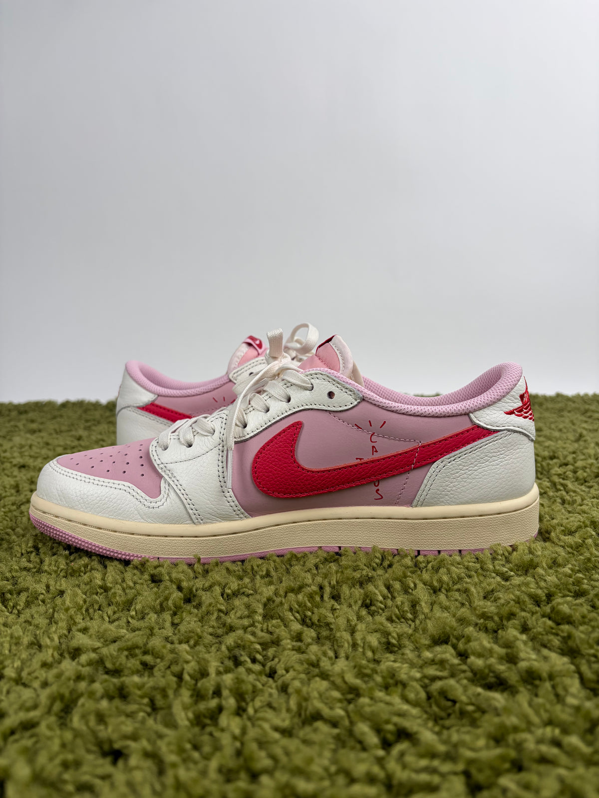 Nike Air Jordan 1 Low X Cactus Jack Travis Scott Rosa Multicolor 43