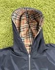 Giacca a Vendo Burberry Reversibile Vintage Check Marrone Nera L