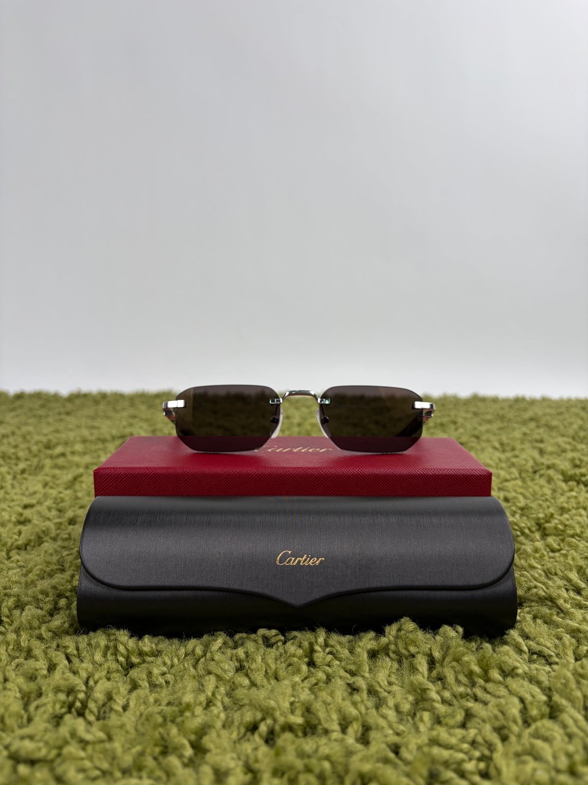 Occhiali da sole Cartier Decor C Rosso - Second Hand Di Fiore