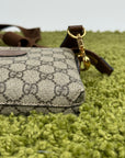 Borsa Gucci a tracolla con finitura in pelle Beige