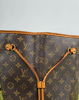 Borsa Neverfull MM monogram Louis Vuitton Marrone