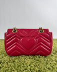 Borsa Pearly Marmont Flap a tracolla Gucci Rossa