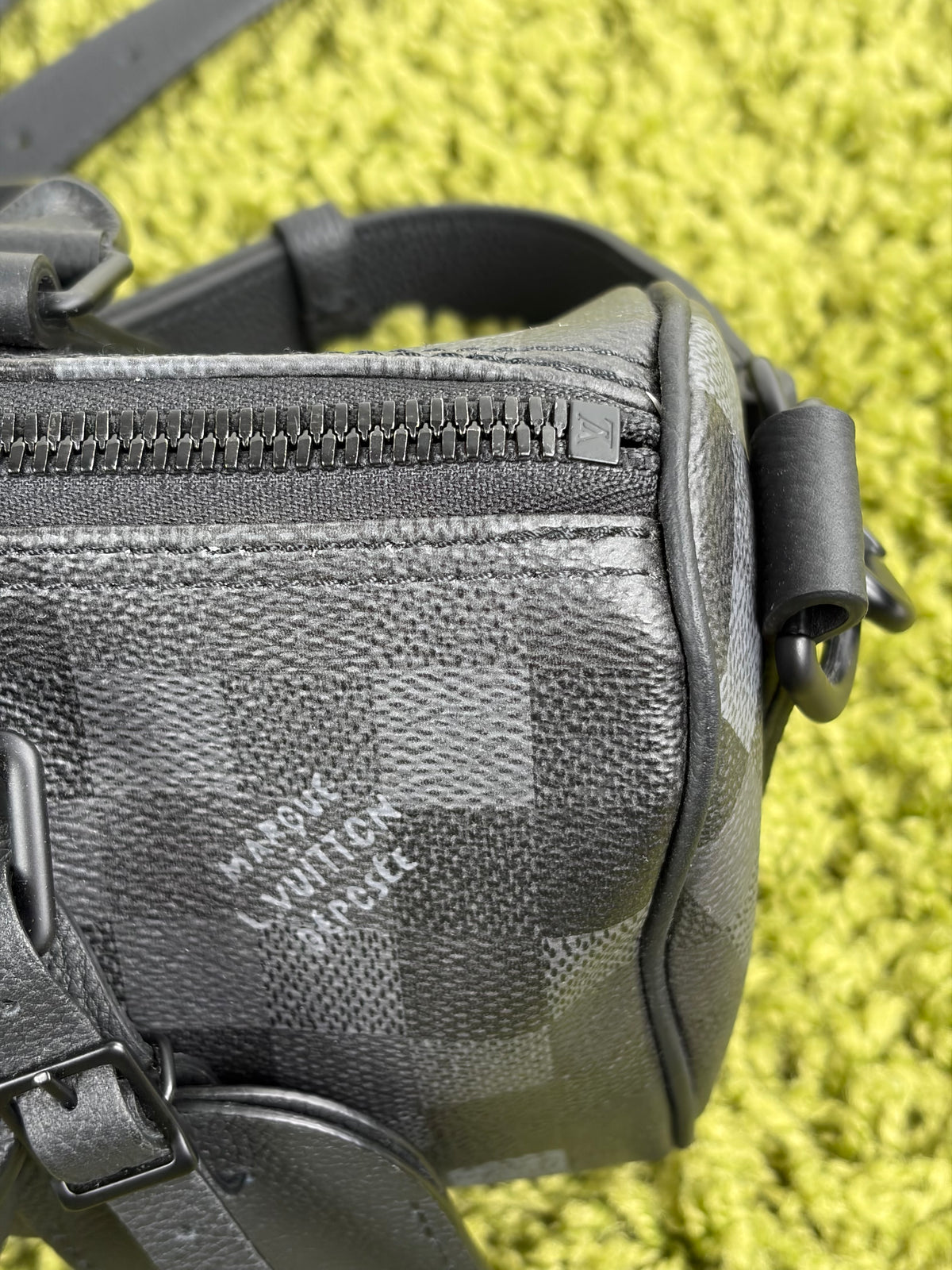 Borsa Louis Vuitton Keepall Bandoulière 25 Nera