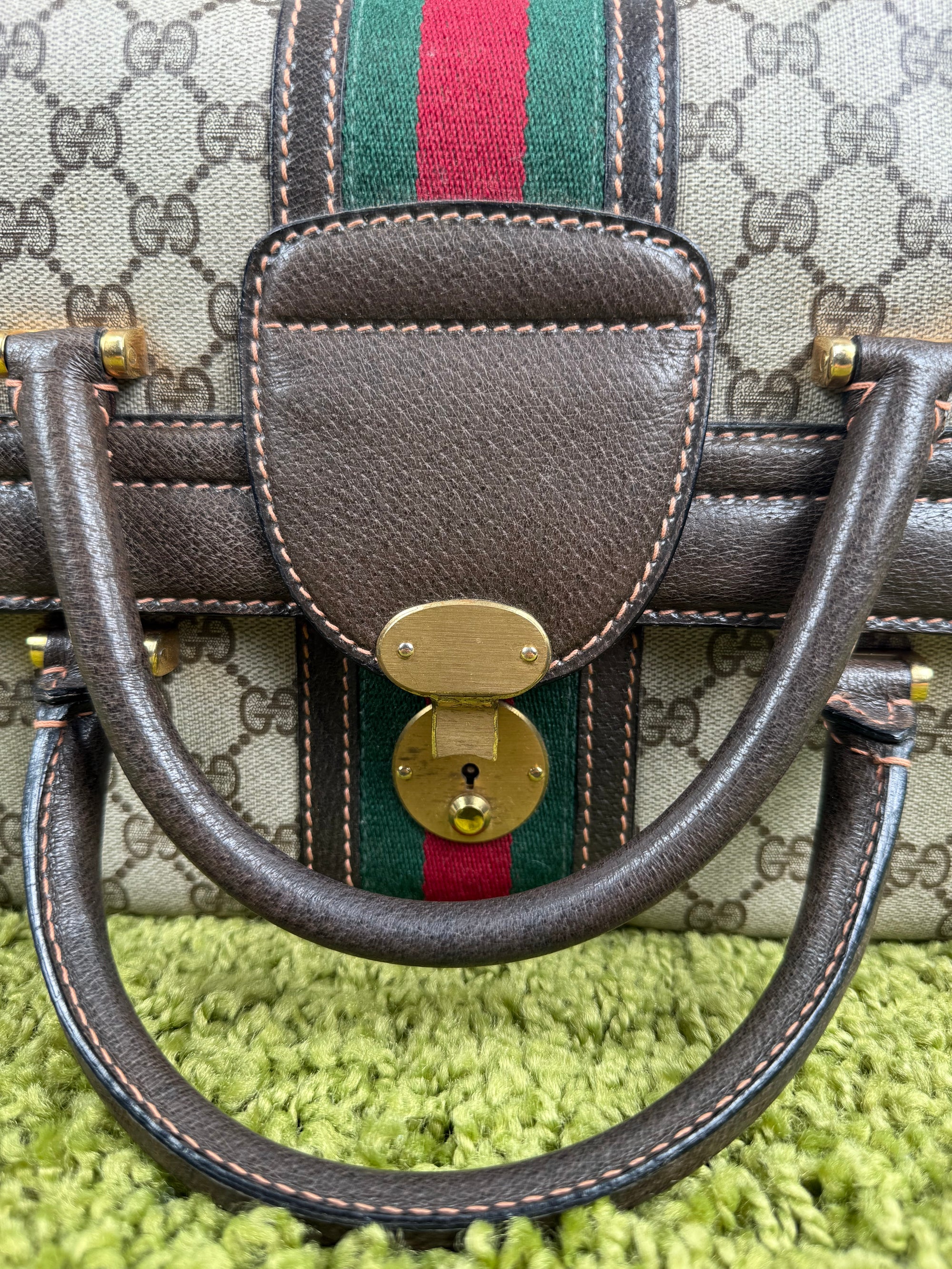 Gucci Savoy Borsa rigida in tela Monogram