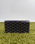 Portafoglio Goyard Richelieu in tela Goyardine Nero