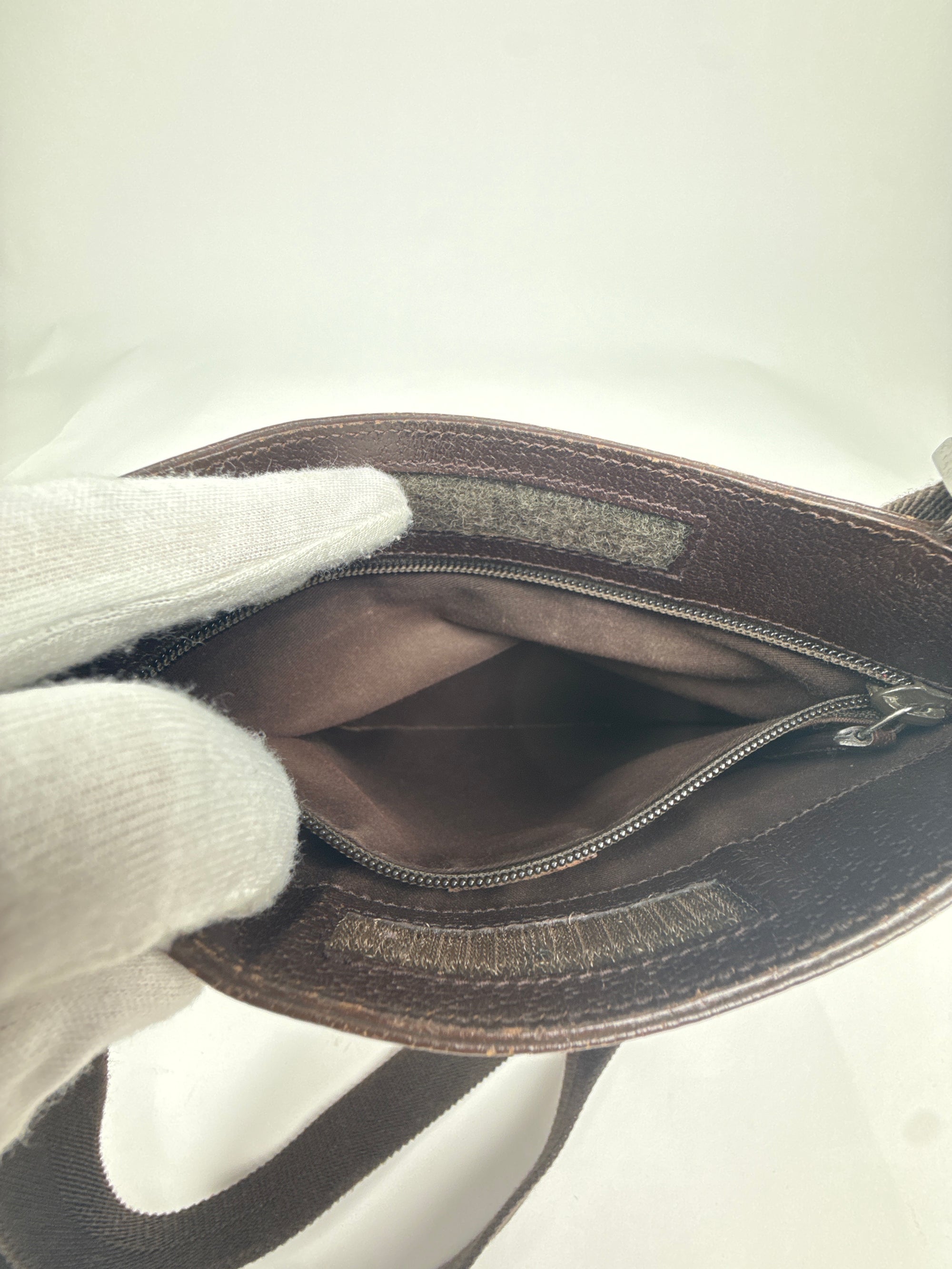 Borsa a tracolla Gucci in tela