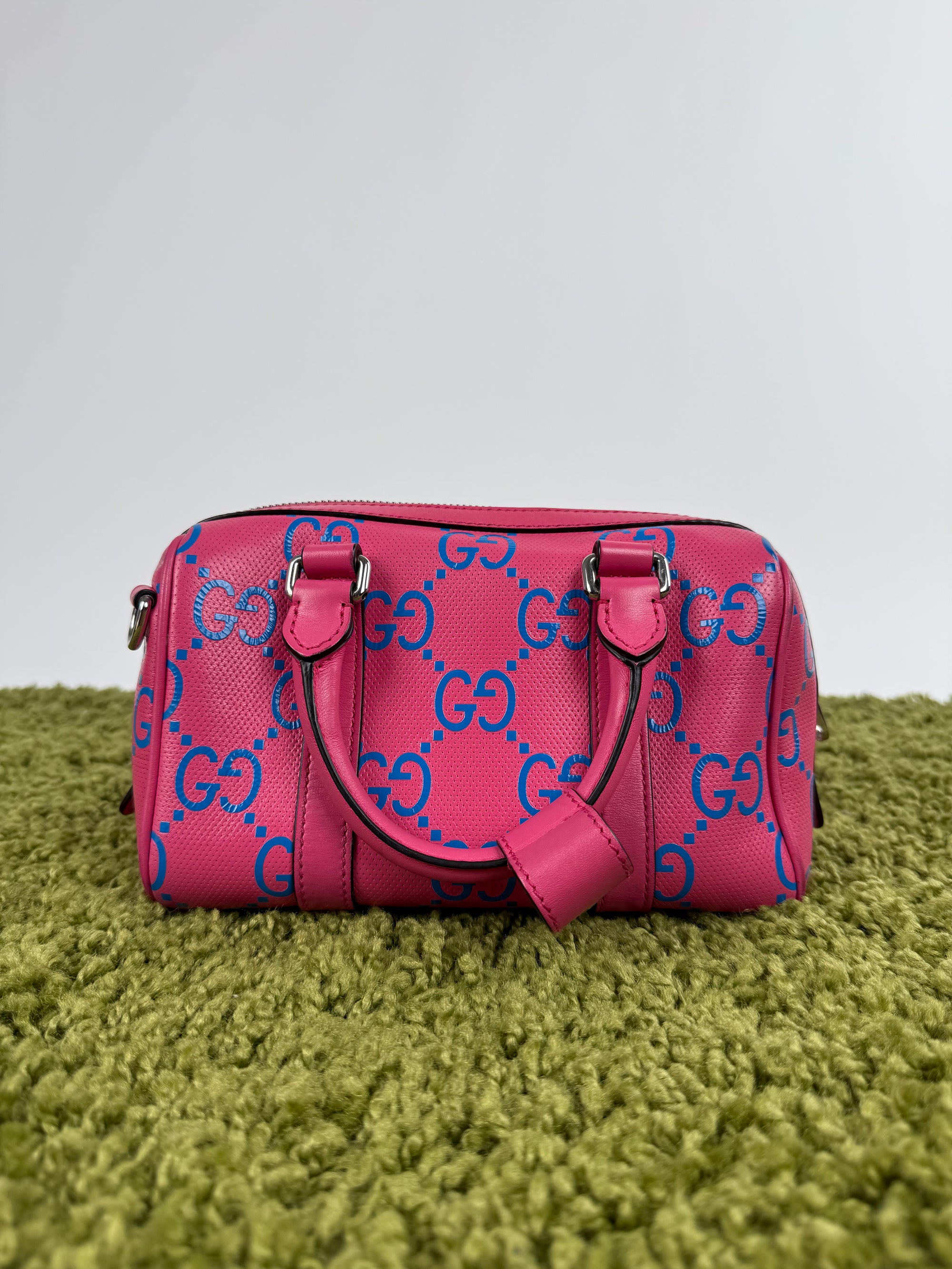 Borsa Boston Gucci Rosa Multicolor