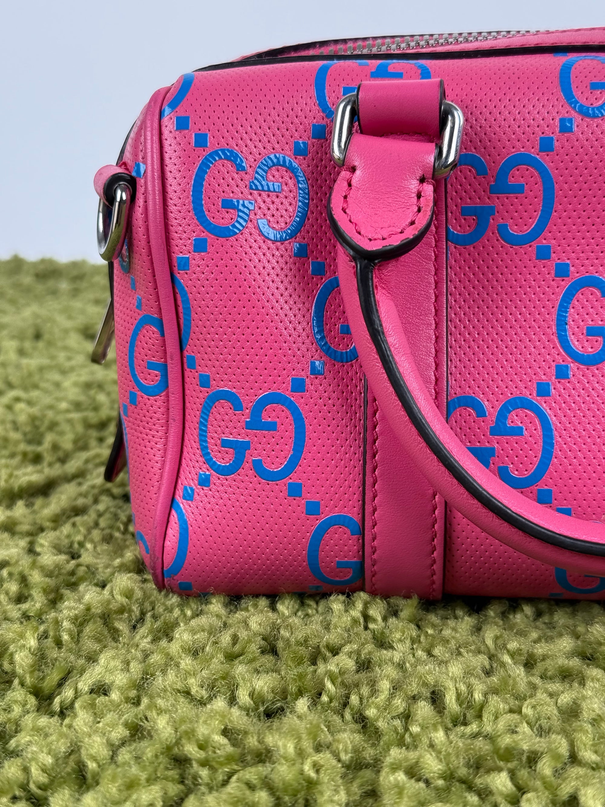 Borsa Boston Gucci Rosa Multicolor