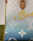 Borsa Louis Vuitton OnTheGo azzurra bianca e gialla
