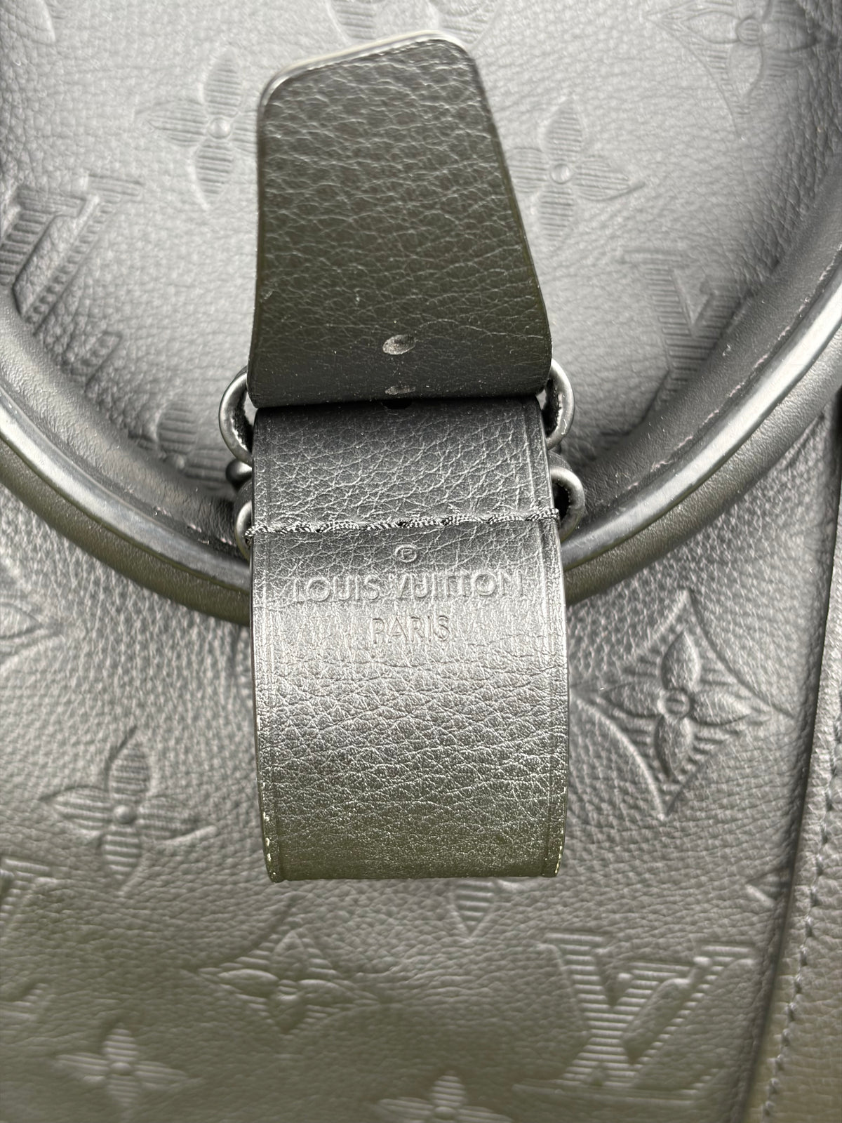 Borsone keepall Louis Vuitton Bandoulière 50 Nera