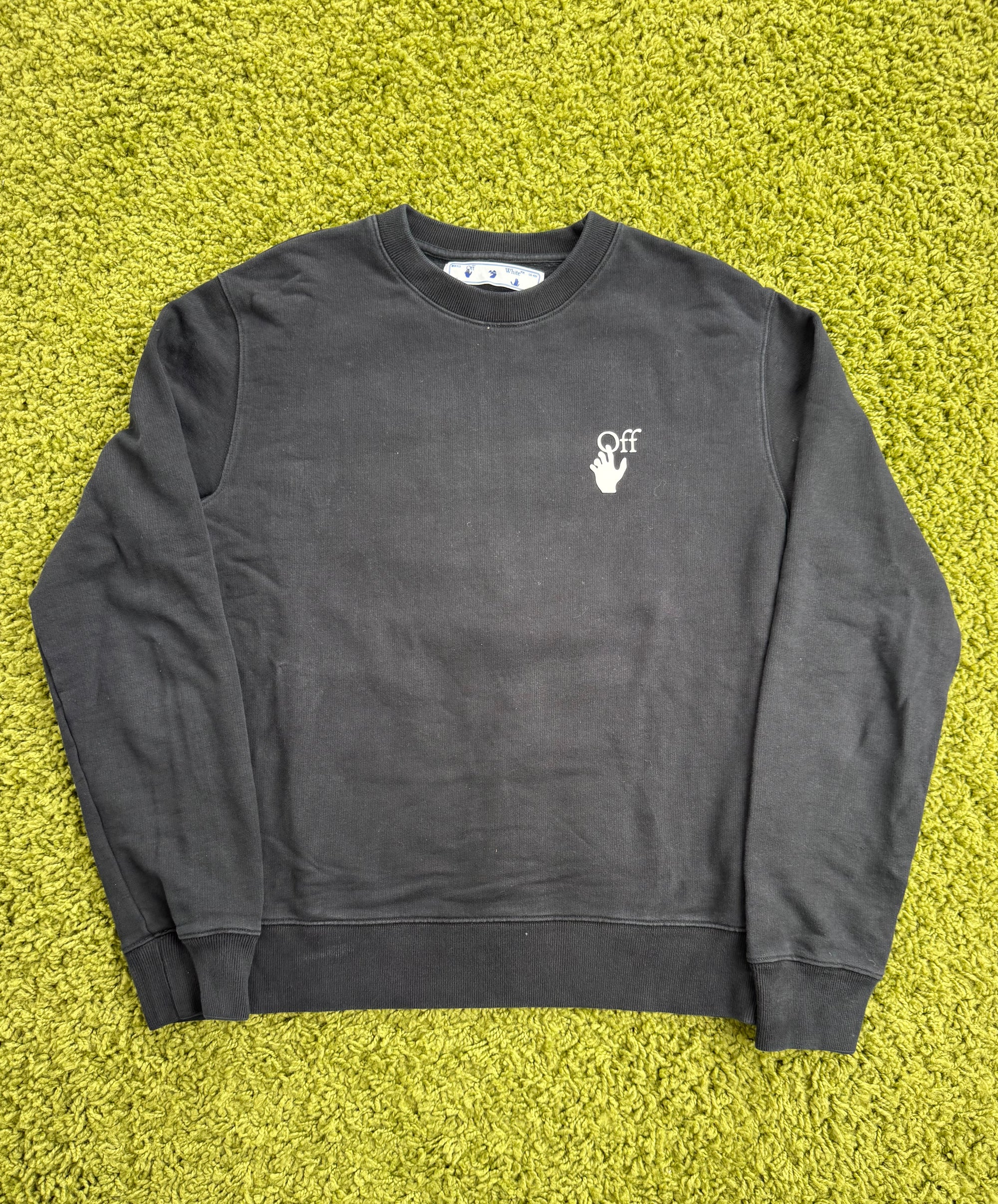 Felpa Off White Nera M