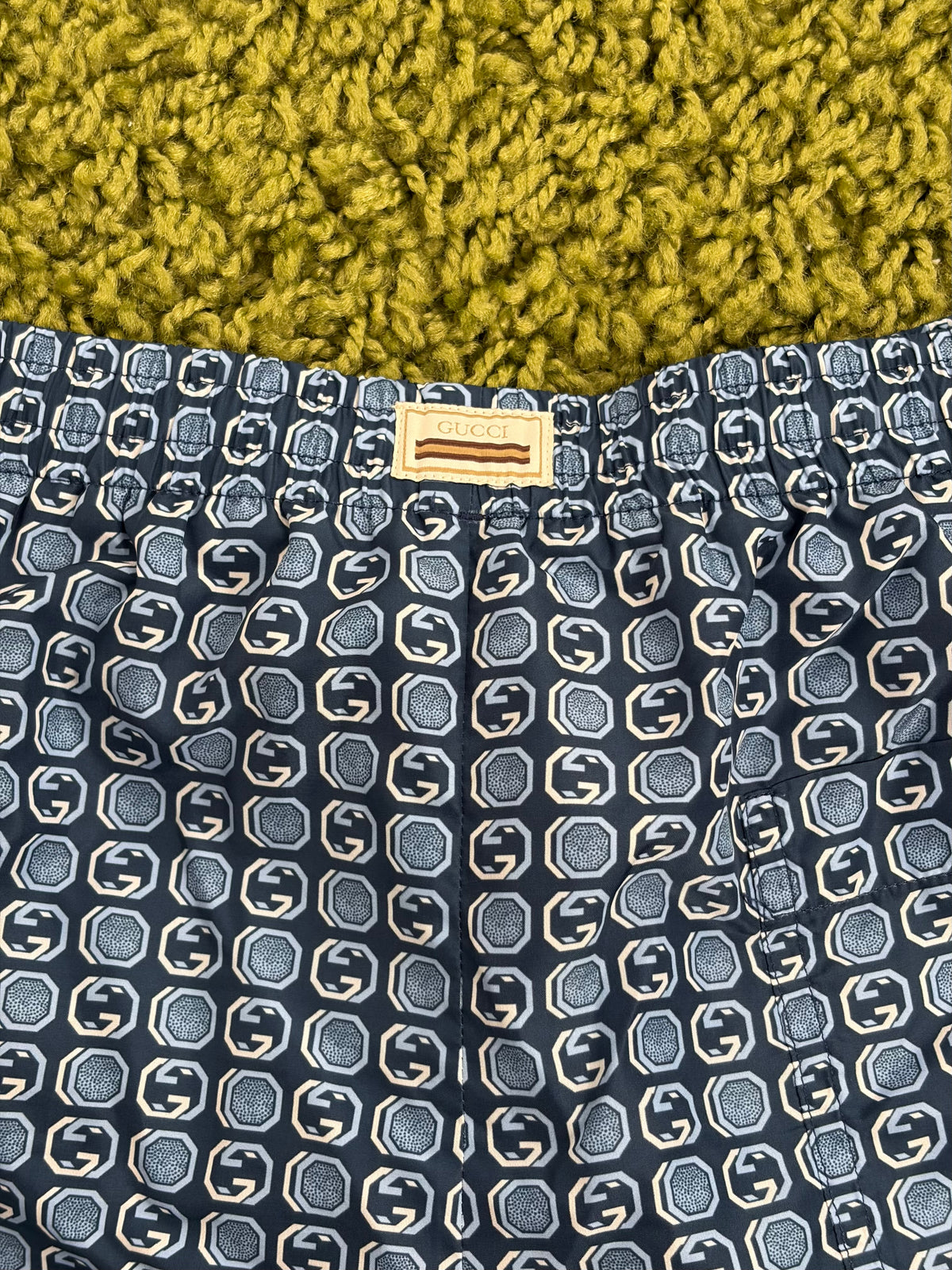 Costume Gucci Interlocking azzurro 48