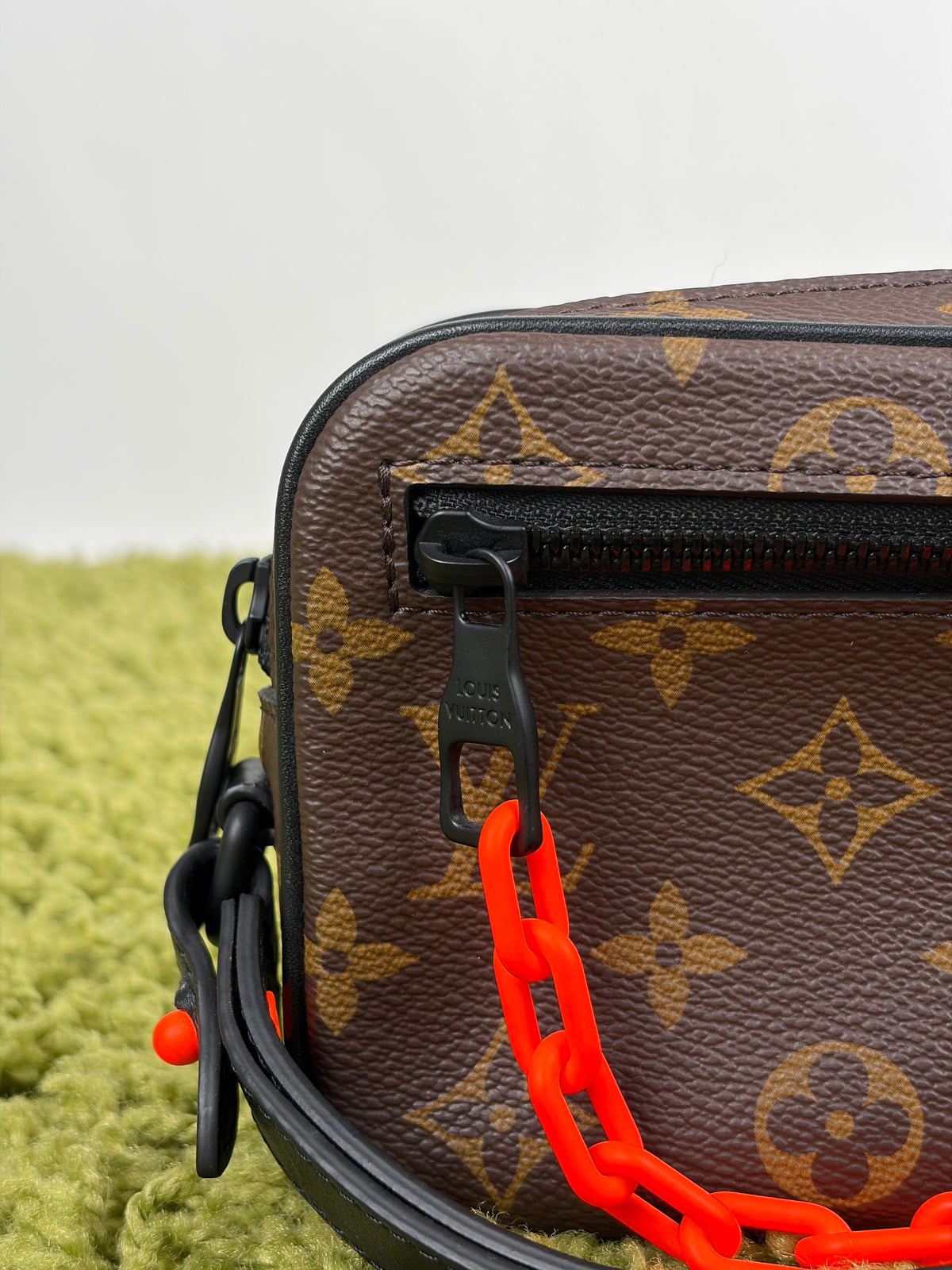 Pochette Louis Vuitton Volga Monogram SS19 Virgil Abloh marrone