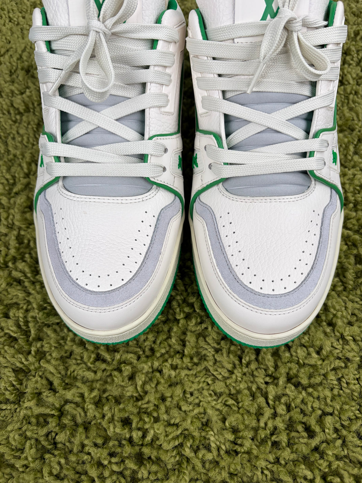 Louis Vuitton Trainer Bianca Verde 6 - Second Hand Di Fiore