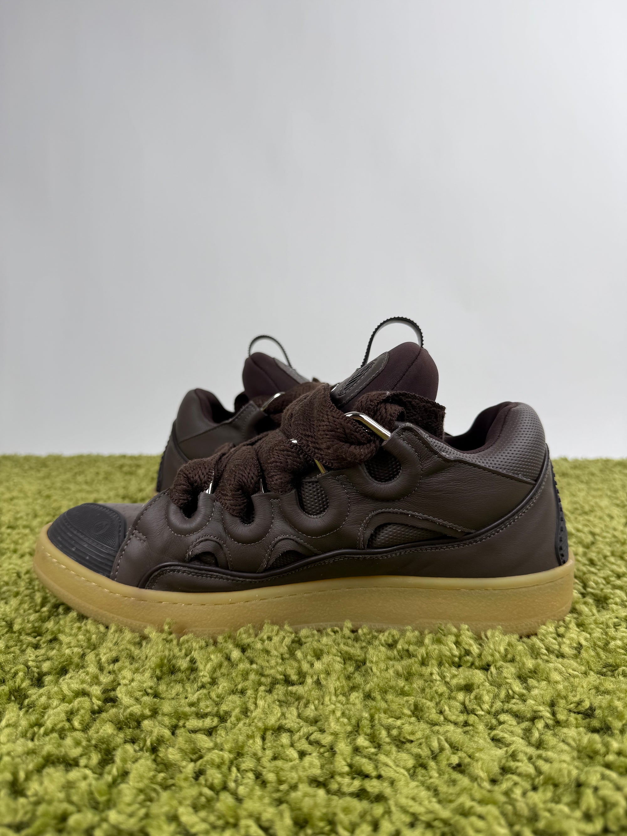 Lanvin Curb Sneaker Marrone 43