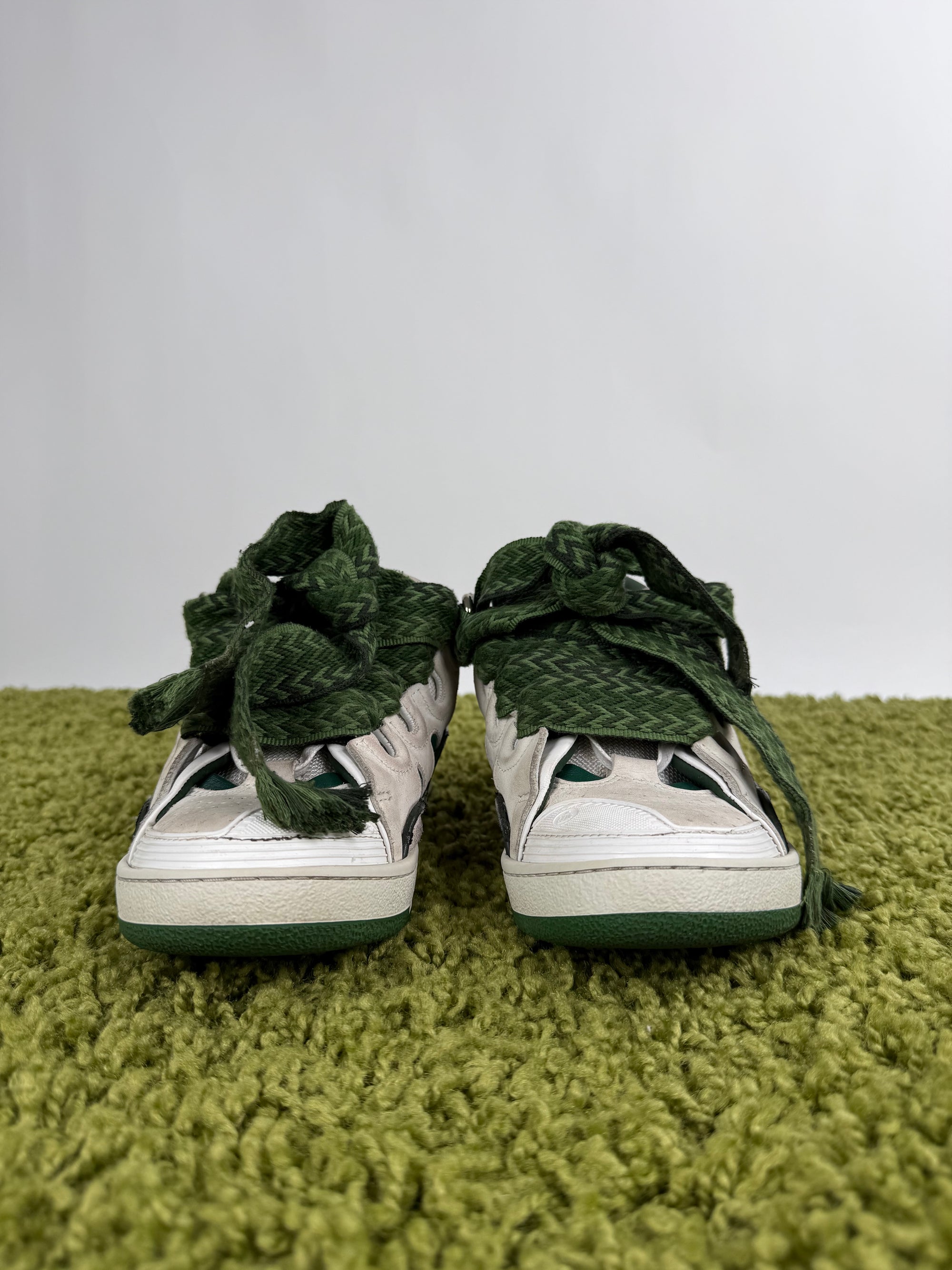 Lanvin Curb Verde Bianca 39