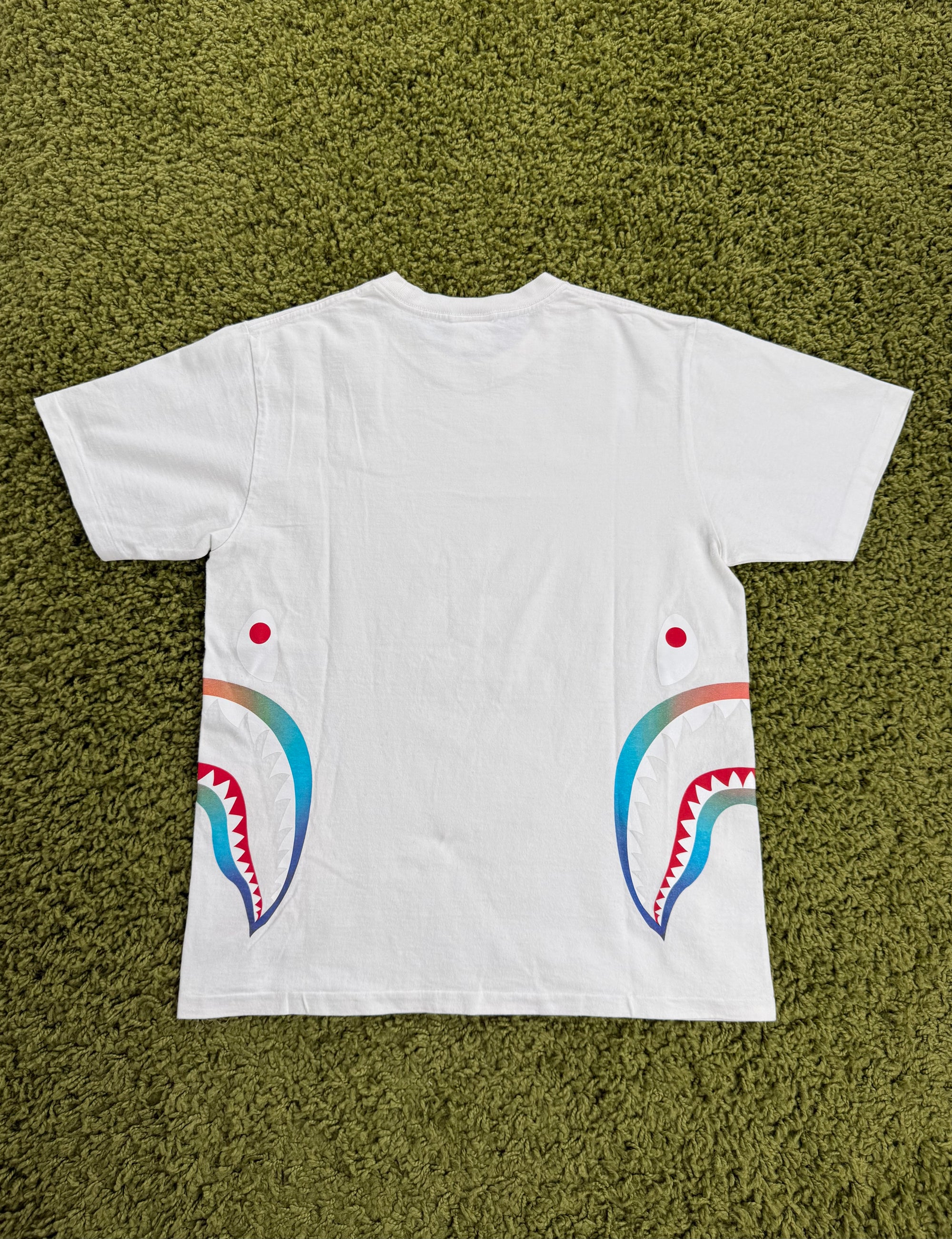 T-Shirt Side Shark Bape Bianca M
