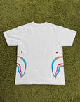 T-Shirt Side Shark Bape Bianca M