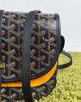 Goyard Borsa a tracolla Belvedère PM in tela Goyardine Nero