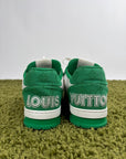 Louis Vuitton Trainer in Denim Verde 7.5