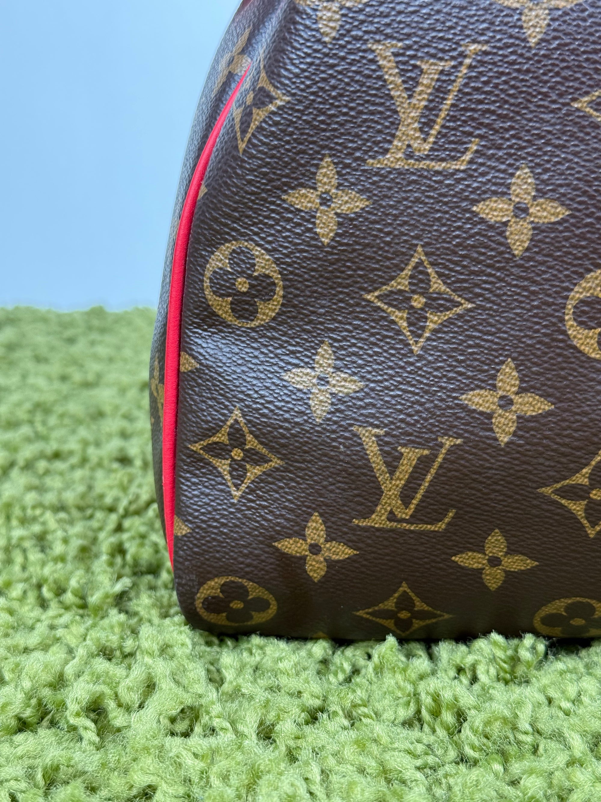 Keepall Bandoulière 45 Louis Vuitton Marrone Rosso