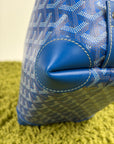 Beauty Case Boeing Goyard in tela Goyardine Blu