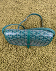 Borsa Goyard Belvedere PM in tela Goyardine Verde