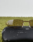 Occhiali da sole Rimless Cartier CT0271S oro