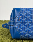Beauty Case Boeing Goyard in tela Goyardine Blu