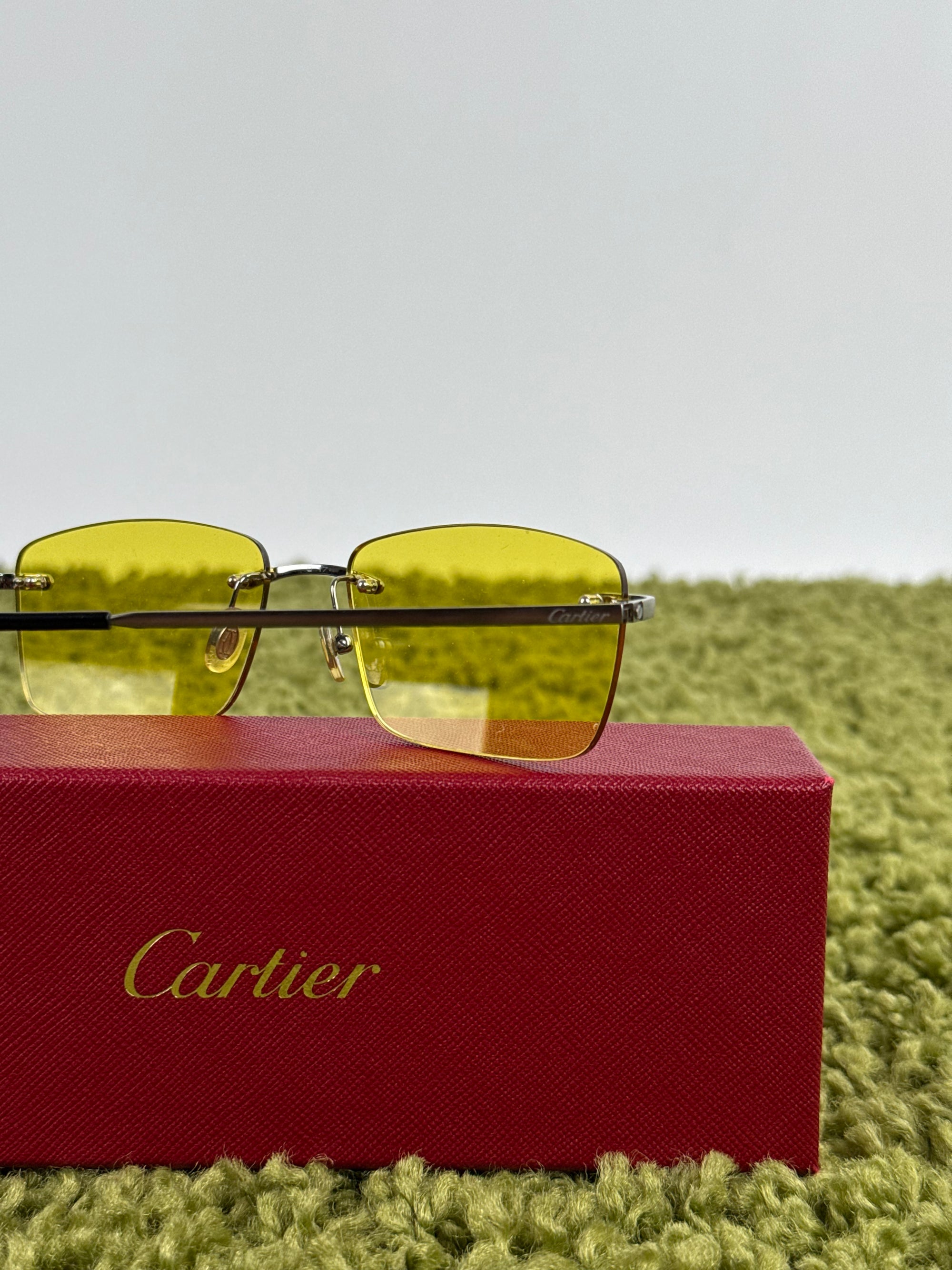 Occhiali Cartier Gialli