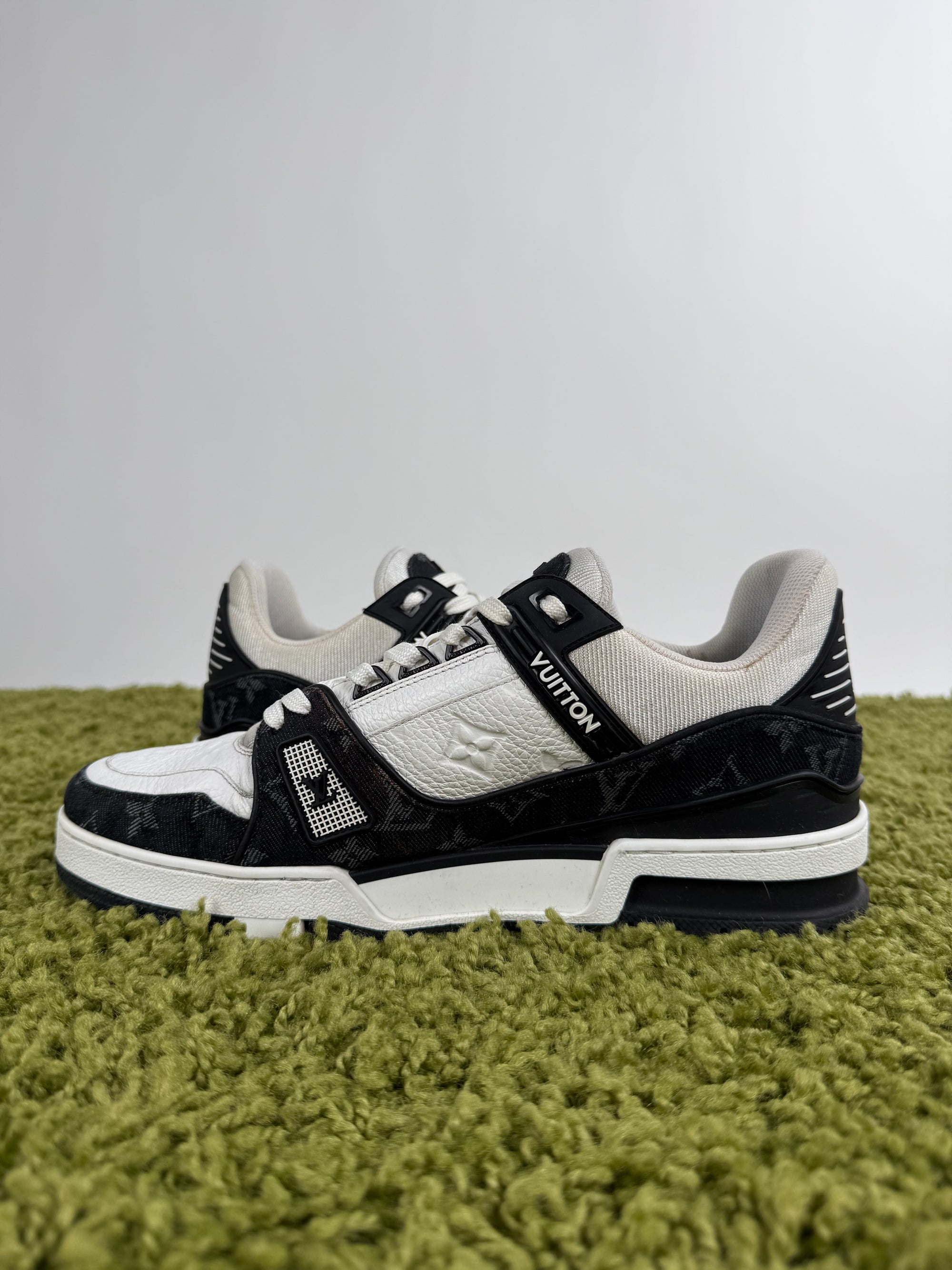 Louis Vuitton Trainer in denim Nera 7