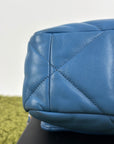Borsa Chanel 19 Trapuntata in Pelle Azzurra