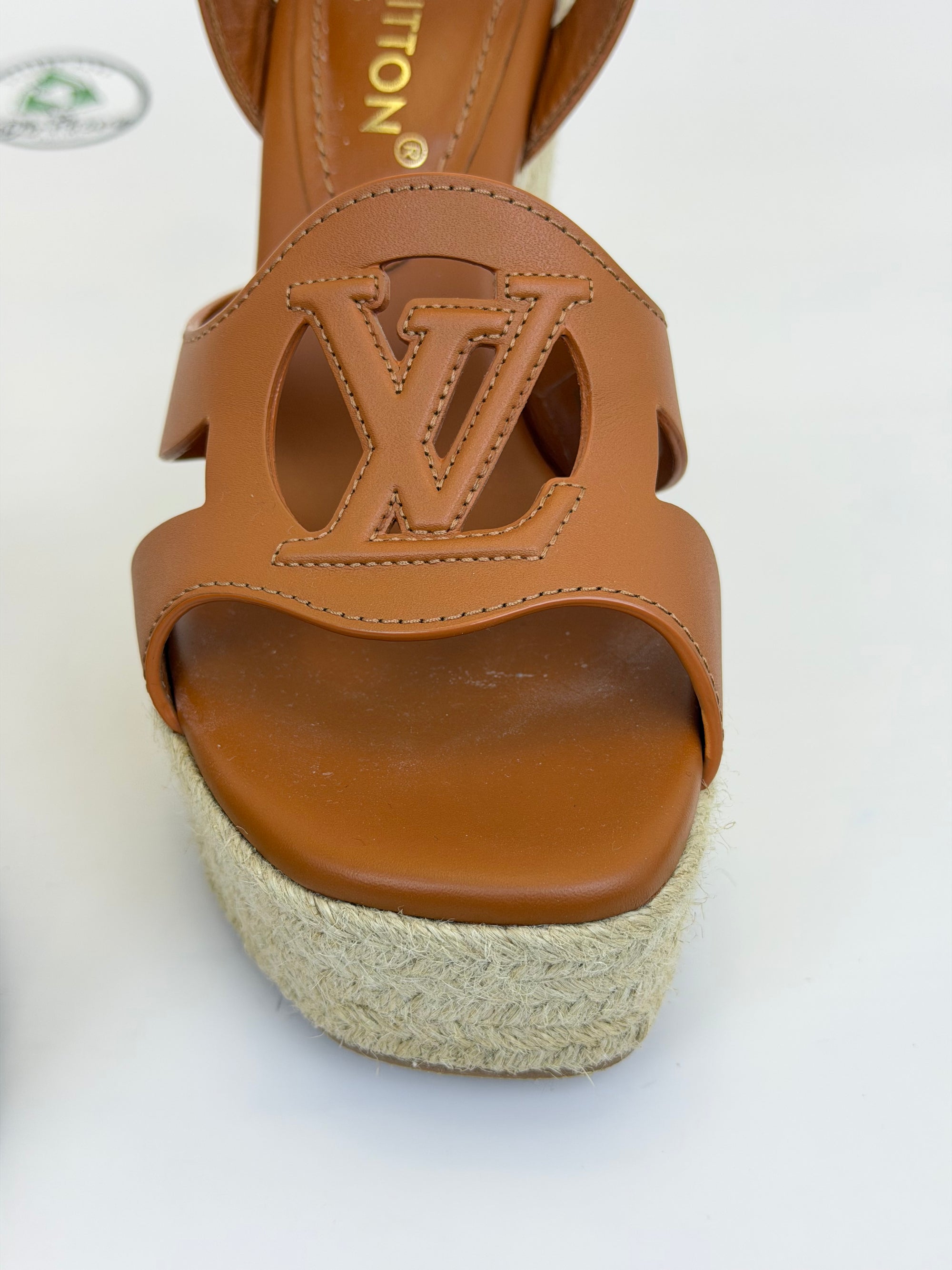 Tacco Louis Vuitton Size 38 marrone e beige