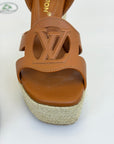Tacco Louis Vuitton Size 38 marrone e beige
