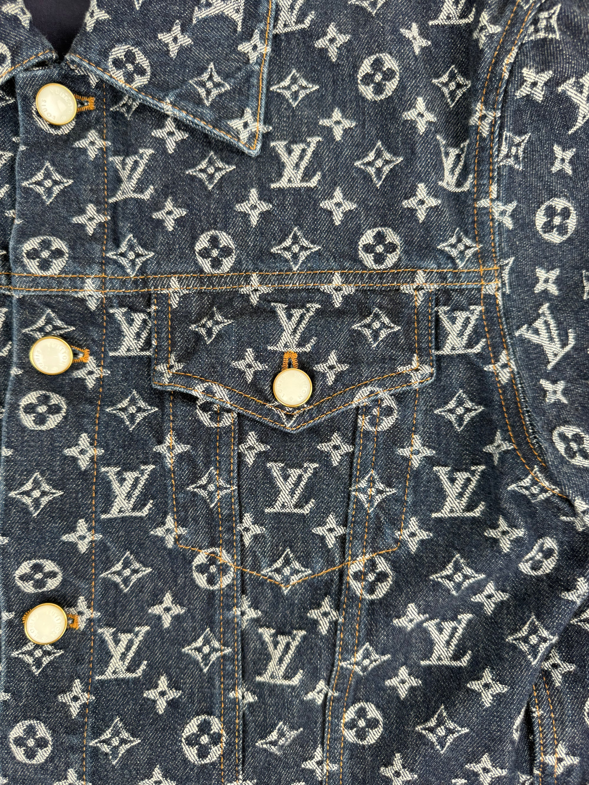 Giacca In Denim Louis Vuitton Taglia S/M