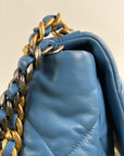 Borsa Chanel 19 Trapuntata in Pelle Azzurra
